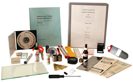 Adhesive Problem Solving Kit in travel case