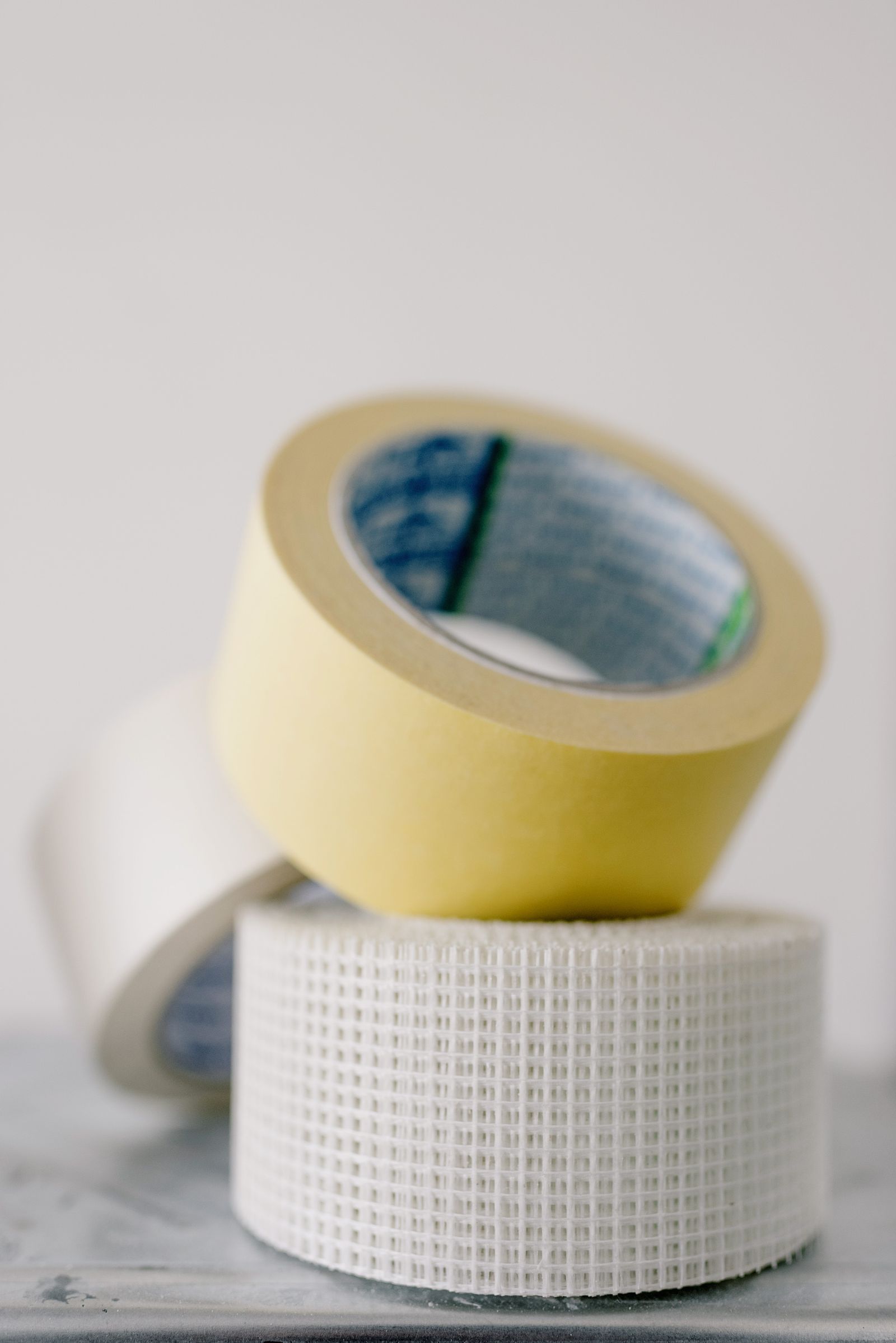 Rolls of industrial adhesive tape