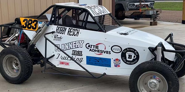 Cattie Adhesives race car number 383