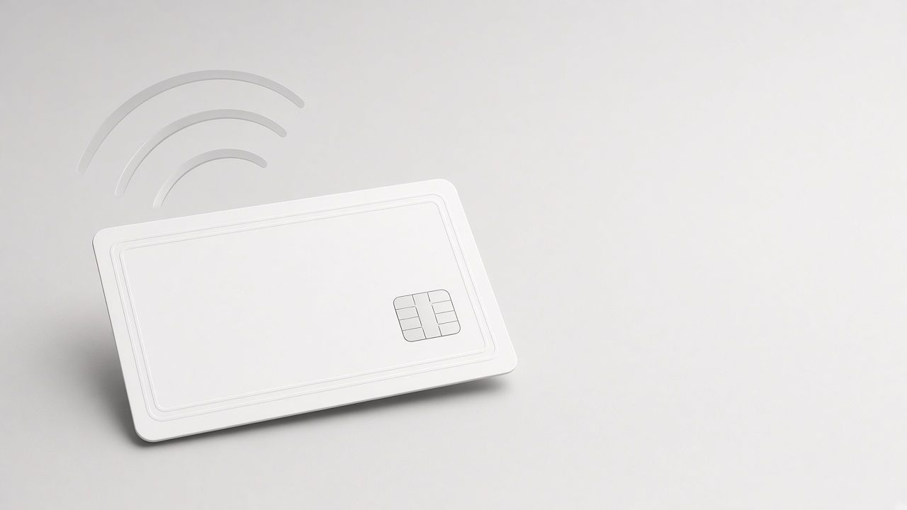 Generic RFID card illustration